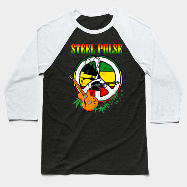 STEEL PULSE SONG Baseball T-Shirt by Bronze Archer